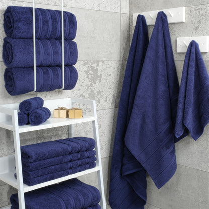 4 Piece 100% Cotton Turkish Bath Towels - 8 Set Case Pack