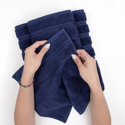 4 Piece 100% Cotton Turkish Bath Towels - 8 Set Case Pack