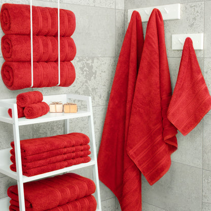 4 Piece 100% Cotton Turkish Bath Towels - 8 Set Case Pack