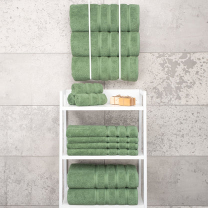 4 Piece 100% Cotton Turkish Bath Towels - 8 Set Case Pack