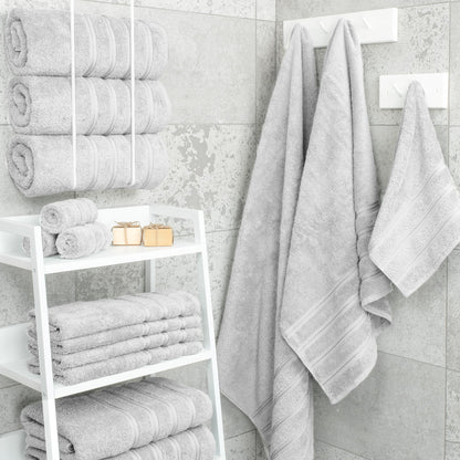4 Piece 100% Cotton Turkish Bath Towels - 8 Set Case Pack
