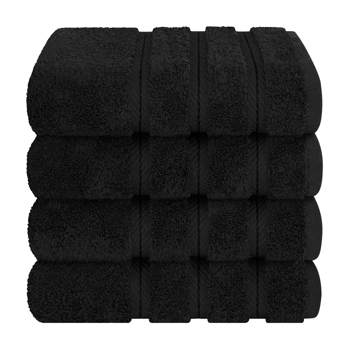 4 Piece 100% Cotton Turkish Towels, Hand Towel Set, Soft, Absorbent, Quick Dry - 28 Set Case Pack