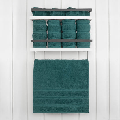 4 Piece 100% Cotton Turkish Towels, Hand Towel Set, Soft, Absorbent, Quick Dry - 28 Set Case Pack