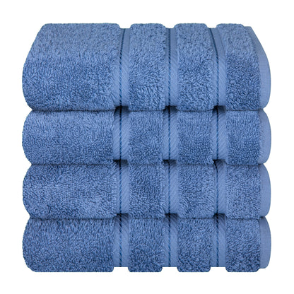 4 Piece 100% Cotton Turkish Towels, Hand Towel Set, Soft, Absorbent, Quick Dry - 28 Set Case Pack