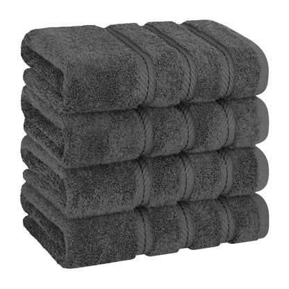 4 Piece 100% Cotton Turkish Towels, Hand Towel Set, Soft, Absorbent, Quick Dry - 28 Set Case Pack