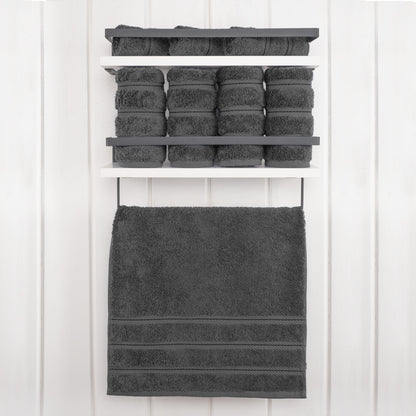 4 Piece 100% Cotton Turkish Towels, Hand Towel Set, Soft, Absorbent, Quick Dry - 28 Set Case Pack