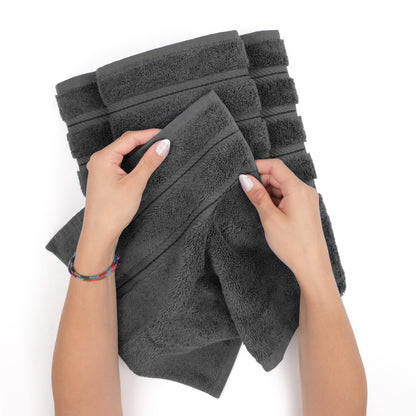 4 Piece 100% Cotton Turkish Towels, Hand Towel Set, Soft, Absorbent, Quick Dry - 28 Set Case Pack