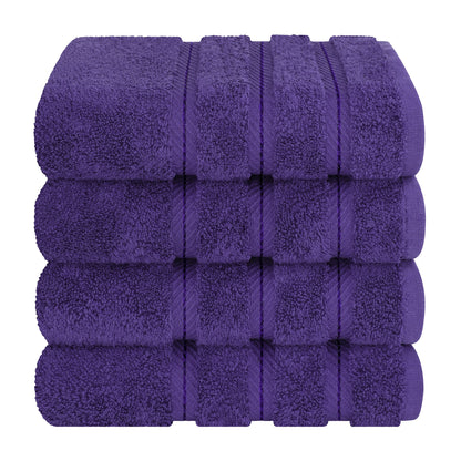 4 Piece 100% Cotton Turkish Towels, Hand Towel Set, Soft, Absorbent, Quick Dry - 28 Set Case Pack