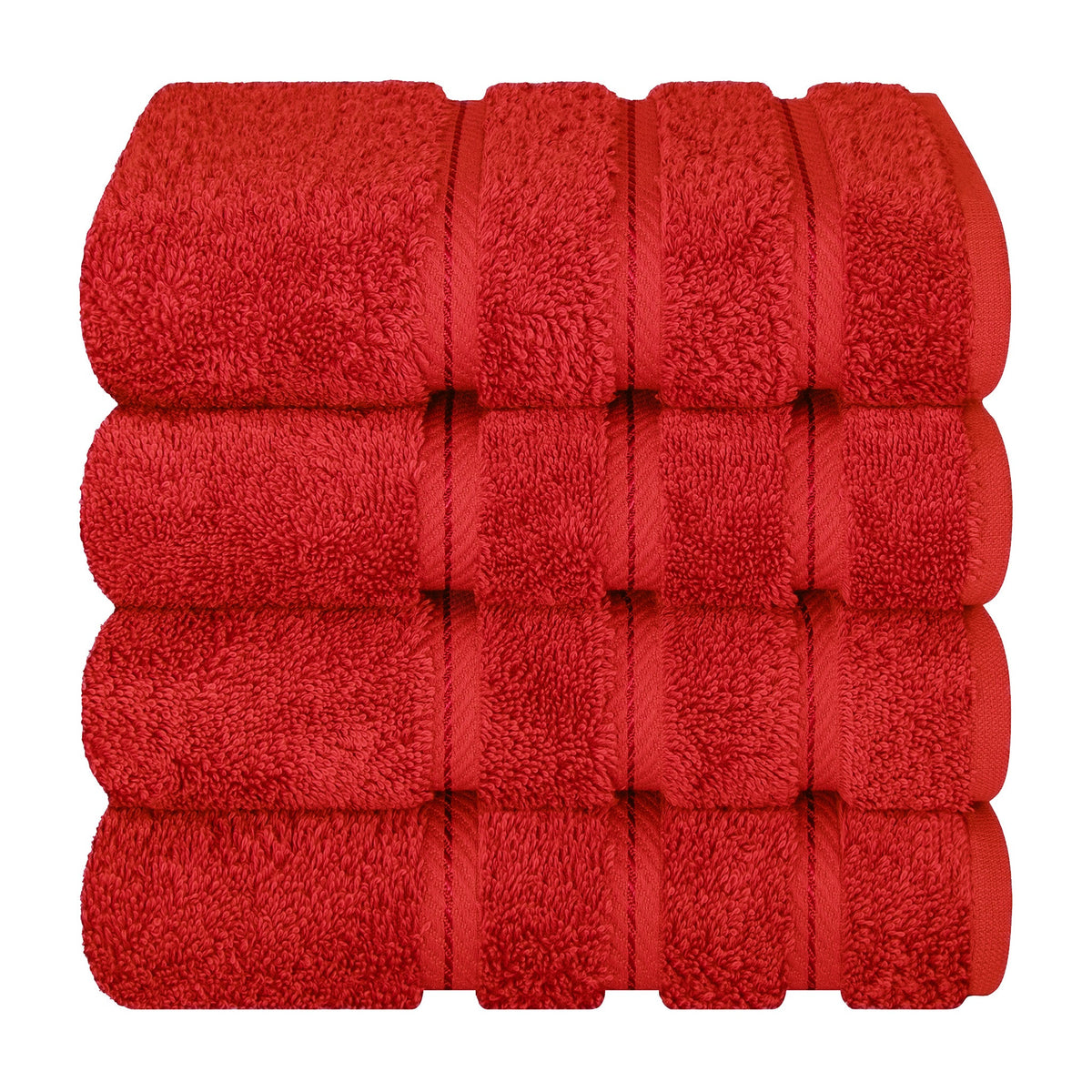 4 Piece 100% Cotton Turkish Towels, Hand Towel Set, Soft, Absorbent, Quick Dry - 28 Set Case Pack