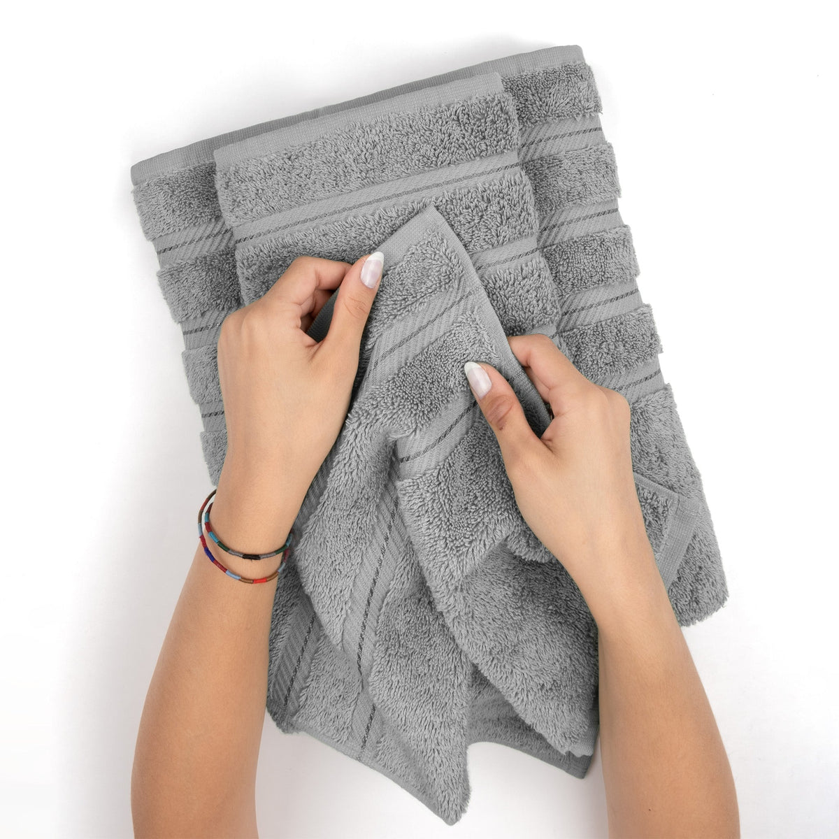 4 Piece 100% Cotton Turkish Towels, Hand Towel Set, Soft, Absorbent, Quick Dry - 28 Set Case Pack