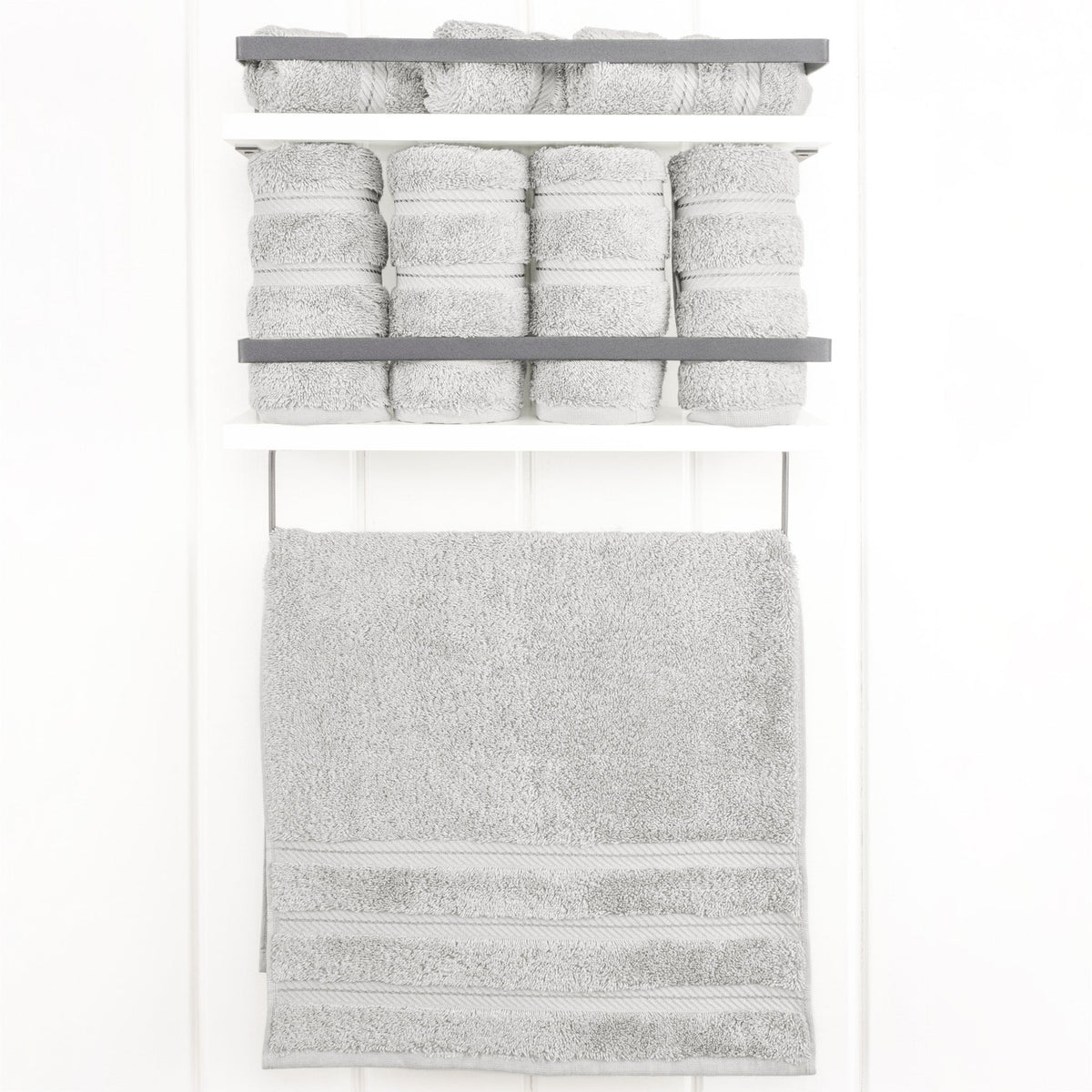 4 Piece 100% Cotton Turkish Towels, Hand Towel Set, Soft, Absorbent, Quick Dry - 28 Set Case Pack