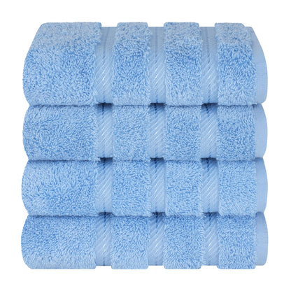 4 Piece 100% Cotton Turkish Towels, Hand Towel Set, Soft, Absorbent, Quick Dry - 28 Set Case Pack