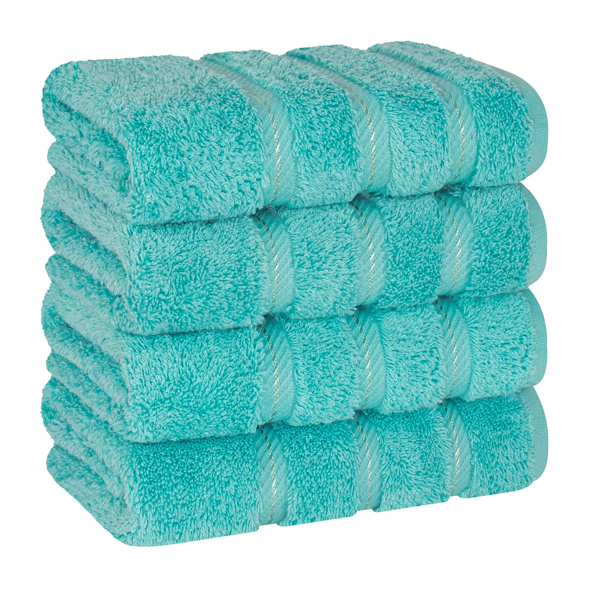 4 Piece 100% Cotton Turkish Towels, Hand Towel Set, Soft, Absorbent, Quick Dry - 28 Set Case Pack