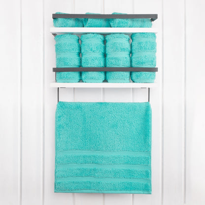 4 Piece 100% Cotton Turkish Towels, Hand Towel Set, Soft, Absorbent, Quick Dry - 28 Set Case Pack