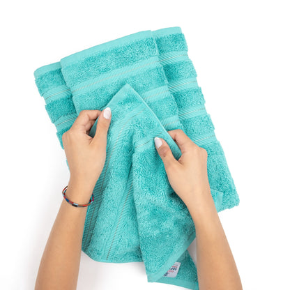 4 Piece 100% Cotton Turkish Towels, Hand Towel Set, Soft, Absorbent, Quick Dry - 28 Set Case Pack
