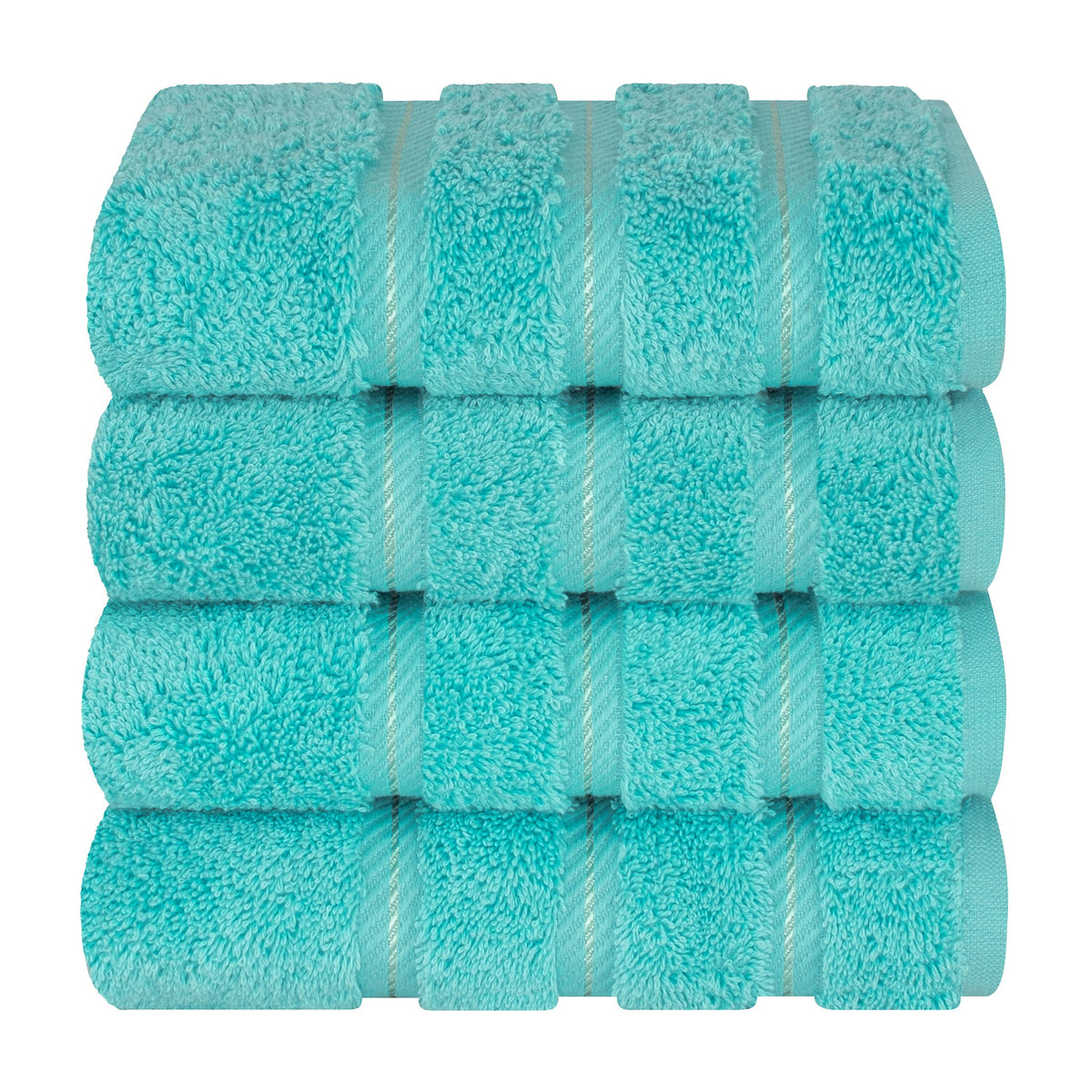 4 Piece 100% Cotton Turkish Towels, Hand Towel Set, Soft, Absorbent, Quick Dry - 28 Set Case Pack