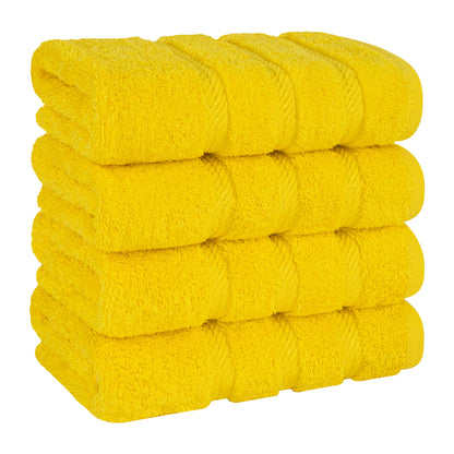 4 Piece 100% Cotton Turkish Towels, Hand Towel Set, Soft, Absorbent, Quick Dry - 28 Set Case Pack