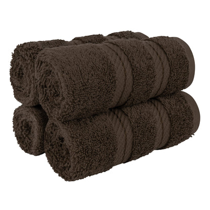 4 Piece 100% Cotton Luxury Washcloth Turkish Towel Set - 60 Set Case Pack