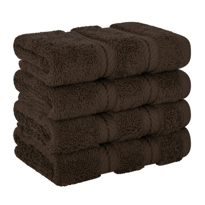 4 Piece 100% Cotton Luxury Washcloth Turkish Towel Set - 60 Set Case Pack