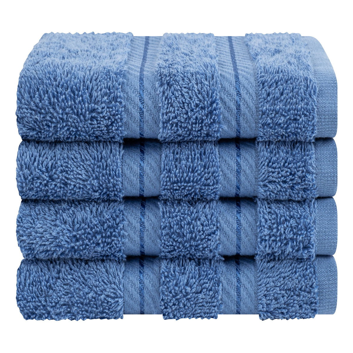 4 Piece 100% Cotton Luxury Washcloth Turkish Towel Set - 60 Set Case Pack