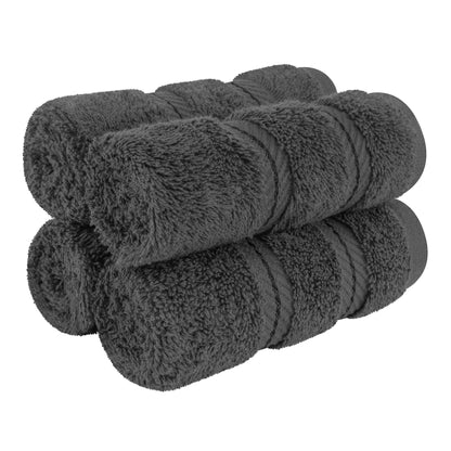 4 Piece 100% Cotton Luxury Washcloth Turkish Towel Set - 60 Set Case Pack