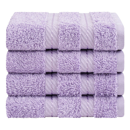 4 Piece 100% Cotton Luxury Washcloth Turkish Towel Set - 60 Set Case Pack