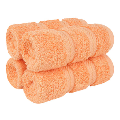 4 Piece 100% Cotton Luxury Washcloth Turkish Towel Set - 60 Set Case Pack