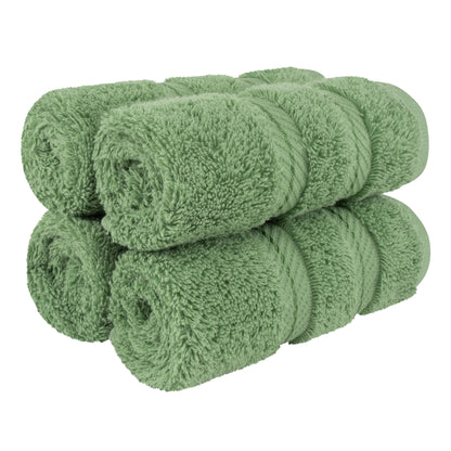 4 Piece 100% Cotton Luxury Washcloth Turkish Towel Set - 60 Set Case Pack