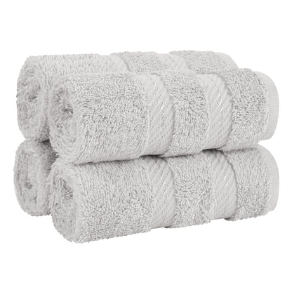 4 Piece 100% Cotton Luxury Washcloth Turkish Towel Set - 60 Set Case Pack