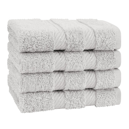 4 Piece 100% Cotton Luxury Washcloth Turkish Towel Set - 60 Set Case Pack