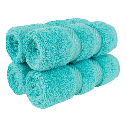 4 Piece 100% Cotton Luxury Washcloth Turkish Towel Set - 60 Set Case Pack