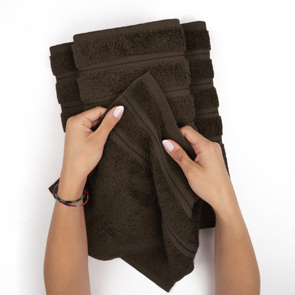 6 Piece 100% Cotton Turkish Bulk Bath Towels - Wholesale Premium Towel Sets - 10 Set Case Pack