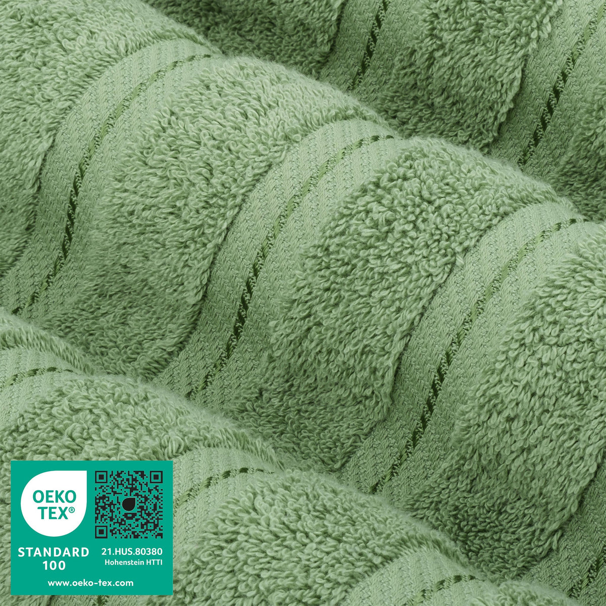 6 Piece 100% Cotton Turkish Bulk Bath Towels - Wholesale Premium Towel Sets - 10 Set Case Pack