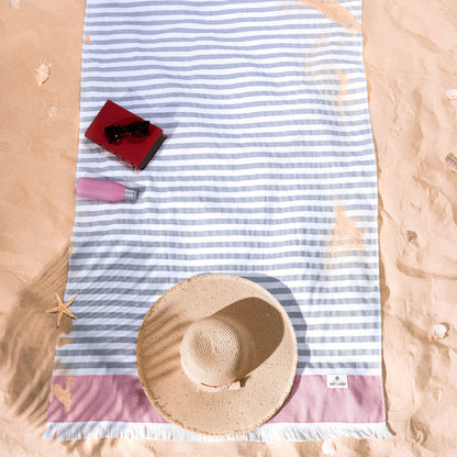 Mediterranean 100% Cotton Turkish Peshtemals, 35" x 60",  Modern & Traditional Turkish Towels - 44 Set Case Pack
