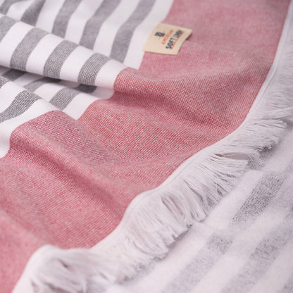 Mediterranean 100% Cotton Turkish Peshtemals, 35" x 60",  Modern & Traditional Turkish Towels - 44 Set Case Pack