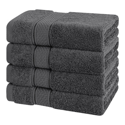 American Soft Linen 100% Cotton, Luxury, Salem 4 Piece Washcloth Set - 60 Set Case Pack