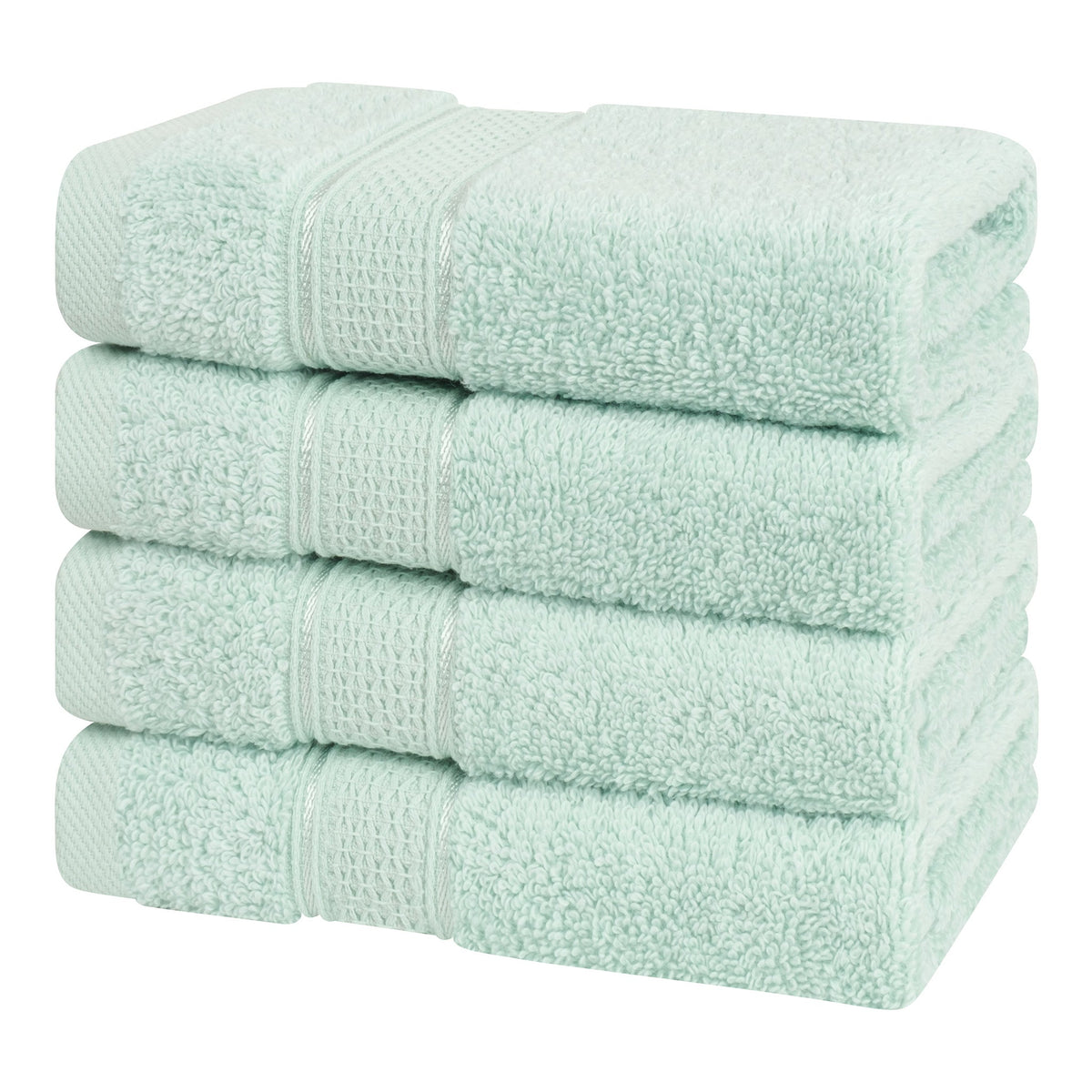 American Soft Linen 100% Cotton, Luxury, Salem 4 Piece Washcloth Set - 60 Set Case Pack