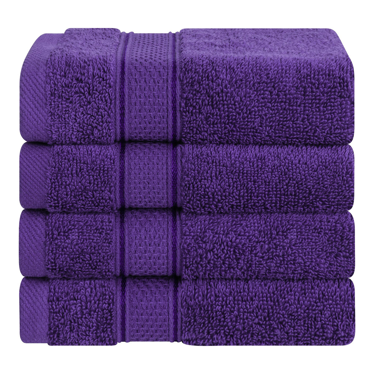 American Soft Linen 100% Cotton, Luxury, Salem 4 Piece Washcloth Set - 60 Set Case Pack