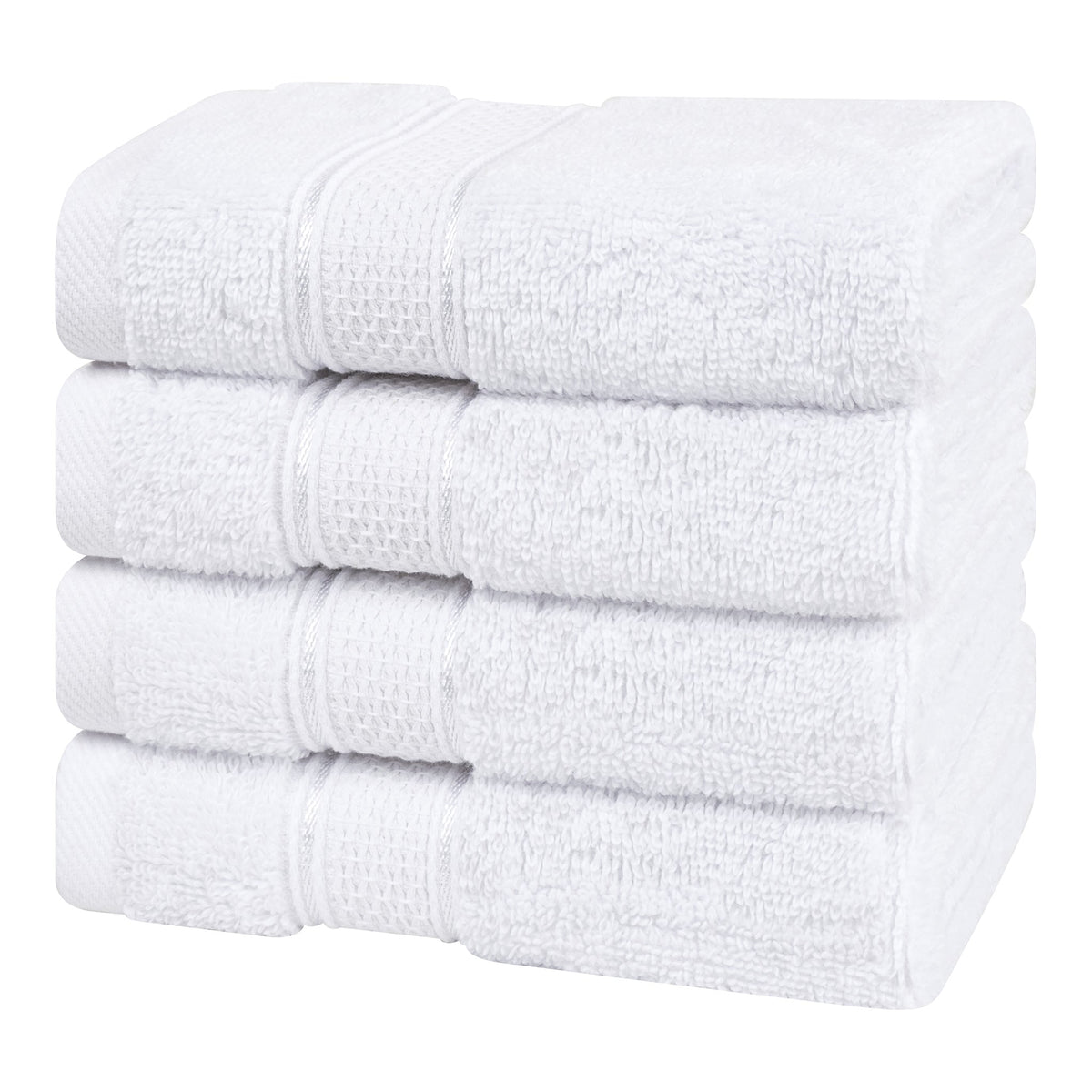 American Soft Linen 100% Cotton, Luxury, Salem 4 Piece Washcloth Set - 60 Set Case Pack
