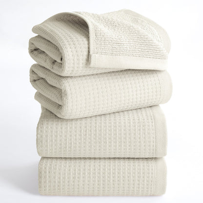 NOLA 4-Pack 100% Turkish Cotton Hand Towels – Waffle 600 GSM Wholesale Case Pack of 24