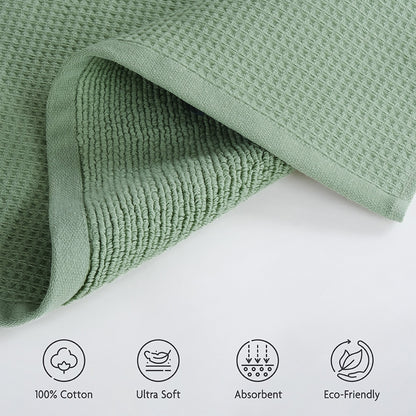 NOLA 4-Pack 100% Turkish Cotton Hand Towels – Waffle 600 GSM Wholesale Case Pack of 24