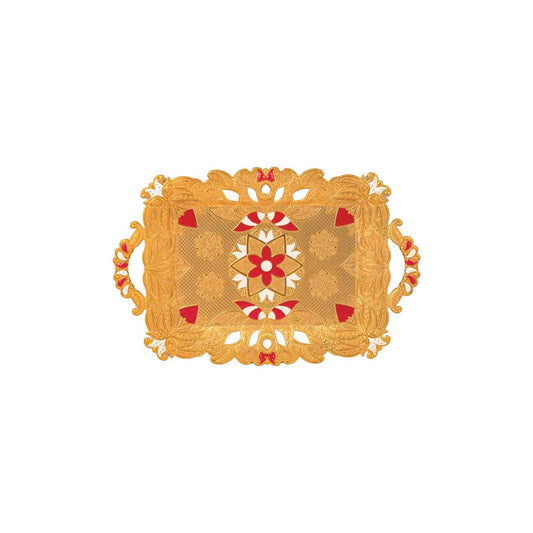 6-Person Eda Rectangular Tray with Enamel - catalog product image