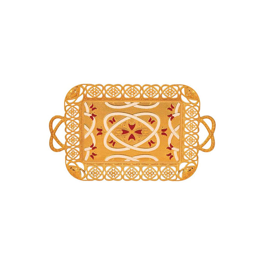 6-Person Axis Rectangular Tray with Enamel - catalog product image