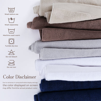 SIENA Wholesale Luxury 100% Turkish Cotton Hand Towels – 700 GSM, Case Pack of 42