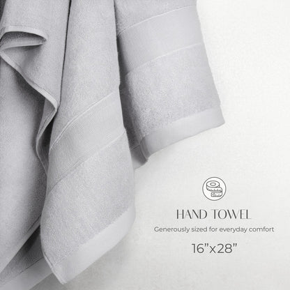 SIENA Wholesale Luxury 100% Turkish Cotton Hand Towels – 700 GSM, Case Pack of 42
