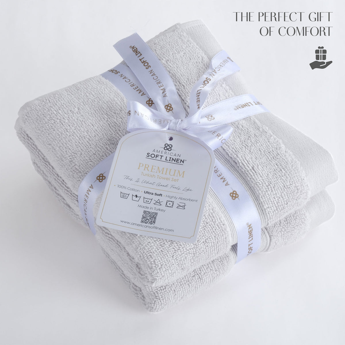 SIENA Wholesale Luxury 100% Turkish Cotton Hand Towels – 700 GSM, Case Pack of 42