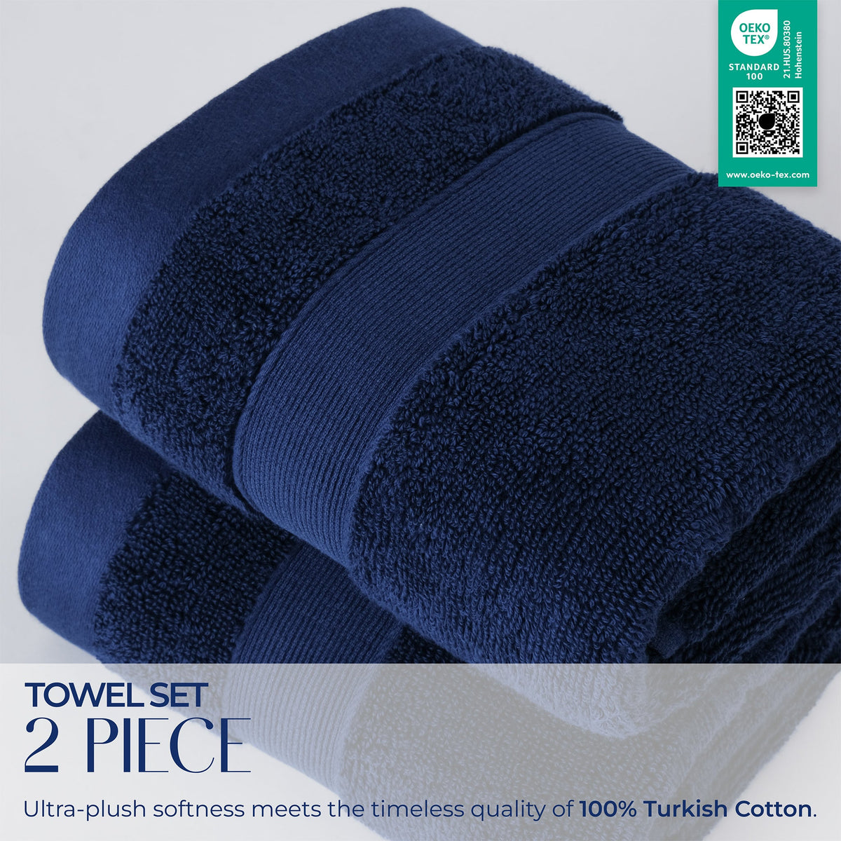 SIENA Wholesale Luxury 100% Turkish Cotton Hand Towels – 700 GSM, Case Pack of 42