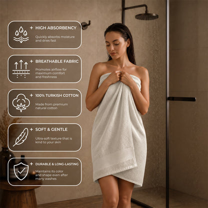SIENA Wholesale 100% Turkish Cotton Jumbo Bath Towels | Luxury 700 GSM