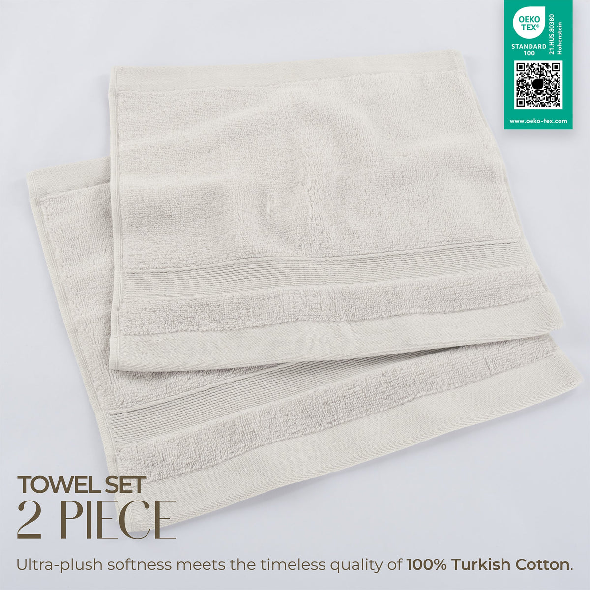 SIENA Wholesale Luxury 100% Turkish Cotton Washcloths – 700 GSM, Case Pack of 120