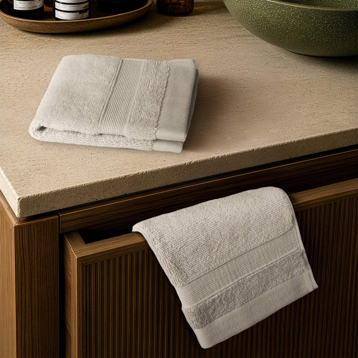 SIENA Wholesale Luxury 100% Turkish Cotton Washcloths – 700 GSM, Case Pack of 120